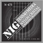 Ficha técnica e caractérísticas do produto Encordoamento Violão Nylon Nig N475 Tensão Média com Bolinha