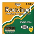 Ficha técnica e caractérísticas do produto Encordoamento Violão Nylon R53A Rouxinol com 12 Unidades