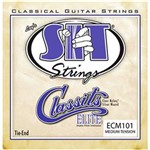Ficha técnica e caractérísticas do produto Encordoamento Violão Nylon Sit Strings Medium Tension Classits Elite Ecm101