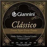 Ficha técnica e caractérísticas do produto Encordoamento Violão Nylon Super Extra Alta Giannini Clássico Genwsxpa