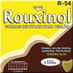 Encordoamento Violão Nylon Tensão Alta Rouxinol Bordões Prateados R-54