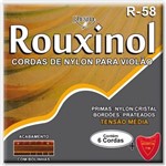 Ficha técnica e caractérísticas do produto Encordoamento Violão R-58 Nylon Rouxinol