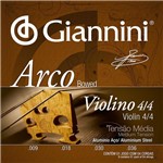Ficha técnica e caractérísticas do produto Encordoamento Violino 4/4 Giannini Aluminio Média Geavva