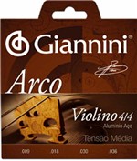 Ficha técnica e caractérísticas do produto Encordoamento Violino Aço Gianini - Giannini