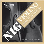 Ficha técnica e caractérísticas do produto Encordoamento Violino Nig Lisa Flat Wound