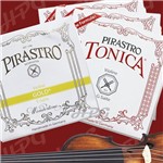 Ficha técnica e caractérísticas do produto Encordoamento Violino Pirastro Tonica e Gold Wondertone