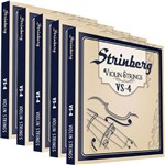 Ficha técnica e caractérísticas do produto Encordoamento Violino Strinberg Tensão Média VS4 - Kit Com 5 Unidades