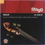 Ficha técnica e caractérísticas do produto Encordoamento Violoncelo Especial Cello Stagg 3/4 4/4