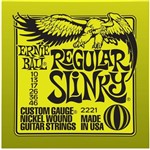 Ficha técnica e caractérísticas do produto Ernie Ball - Encordoamento .010 .046 para Guitarra Regular Slinky 2221