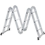 Ficha técnica e caractérísticas do produto Escada 4x3 12 Degraus Articulada Aluminio Vonder