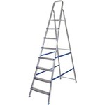 Ficha técnica e caractérísticas do produto Escada Alumínio 8 Degraus MOR