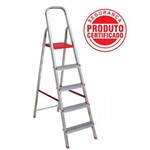 Ficha técnica e caractérísticas do produto Escada Aluminio Botafogo 7d Domestica