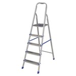 Ficha técnica e caractérísticas do produto Escada em Aluminio 5 Degraus 5103 - Mor