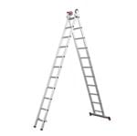 Ficha técnica e caractérísticas do produto Escada Extensível 11x2 22 Degraus em Alumínio 5,56m Botafogo