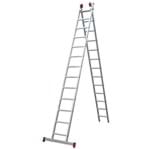 Ficha técnica e caractérísticas do produto Escada Extensível 13x2 26 Degraus em Alumínio 6,68m Botafogo