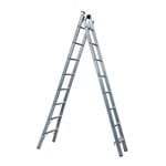 Ficha técnica e caractérísticas do produto Escada Extensível em Alumínio 16 Degraus 2X8 Mor 5163