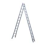 Ficha técnica e caractérísticas do produto Escada Extensível em Alumínio 24 Degraus 2X12 Mor 5167