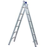 Ficha técnica e caractérísticas do produto Escada Extensível em Alumínio 2x6 12 Degraus MOR