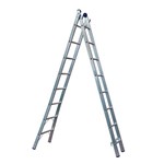 Ficha técnica e caractérísticas do produto Escada Extensível 2x8 16 Degraus 5163 Mor