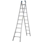 Ficha técnica e caractérísticas do produto Escada Extensível 2x9 18 Degraus Alumínio Mor 4,77m 150kg