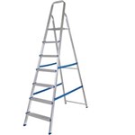 Ficha técnica e caractérísticas do produto Escada Mor Alumínio, 7 Degraus, Ref 5105, Uso DomesticoSE