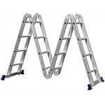 Ficha técnica e caractérísticas do produto Escada Multifuncional 4x4 com Plataforma - Mor