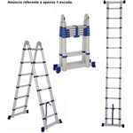 Ficha técnica e caractérísticas do produto Escada Multifuncional Telescópica 3,76m 10 Degraus Everest - MOR 005126