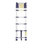 Ficha técnica e caractérísticas do produto Escada Telescópica de Alumínio 10 Degraus 3.12m