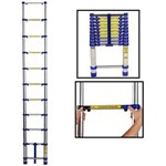 Ficha técnica e caractérísticas do produto Escada Telescópica em Alumínio 3,12m 10 Degraus Everest - MOR 5121