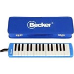 Ficha técnica e caractérísticas do produto Escaleta Melodica Becker 32 Teclas C/ Estojo Azul Me32