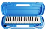 Escaleta Pianica Regency - 37 Teclas - Azul - C/ Bocal e Case Plástico