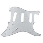 Ficha técnica e caractérísticas do produto Escudo Dolphin 7971 Guitarra Strato Sss Paisley Sparkle Branco 3 Camadas