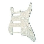Ficha técnica e caractérísticas do produto Escudo Guitarra Stratocaster Hss White Pearl