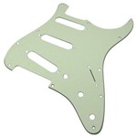 Ficha técnica e caractérísticas do produto Escudo Guitarra Stratocaster Mint Green Spirit 3 Camadas