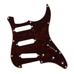 Ficha técnica e caractérísticas do produto Escudo Guitarra Stratocaster SSS Tortoise Shell