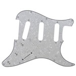 Ficha técnica e caractérísticas do produto Escudo para Guitarra Dolphin Stratocaster 3S Pérola