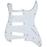Ficha técnica e caractérísticas do produto Escudo Phx 67B Branco Liso para Guitarra Stratocaster