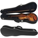 Ficha técnica e caractérísticas do produto Estojo Case Violino 4/4 Leilo Preto Linho