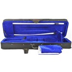 Ficha técnica e caractérísticas do produto Estojo Case Violino 4/4 Retangular Térmico Azul Ronsani