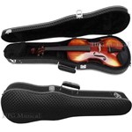 Ficha técnica e caractérísticas do produto Estojo Case Violino Leilo Classic Trançado Preto 4/4