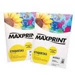 Ficha técnica e caractérísticas do produto Etiqueta para Impressora a Laser com 100 Folhas 212,7X138,11 493359 - Maxprint