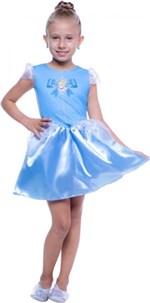 Ficha técnica e caractérísticas do produto Fantasia Infantil Cinderela Pop Princesas Disney - Rubies
