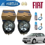 Ficha técnica e caractérísticas do produto Farol Auxiliar Fiat Stilo 02 a 12 Original Fortluz 2unid SB