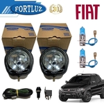 Ficha técnica e caractérísticas do produto Auxiliar Fiat Strada Adventure 2001 a 2020 Fortluz Kit SB