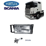Ficha técnica e caractérísticas do produto Farol Scania P114 2000 a 2007 Original Fortluz Lado Ld
