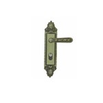 Ficha técnica e caractérísticas do produto Fechadura Externa Colonial de Aço Zamac 40mm 4600/100 Bronze e Preta Aliança Aliança