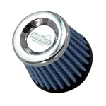 Ficha técnica e caractérísticas do produto Filtro de Ar Cônico Baixo Race Chrome RC001AZ Telado 52mm Azul