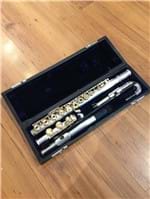 Flauta Transversal Yamaha Yfl-271S com 2 Bocais, Curvo e Reto