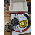 Ficha técnica e caractérísticas do produto Flexible Lazy Neck Hanging Cooling Fan USB Rechargeable Outdoor Portable Handsfree Dual Head Electric Fan