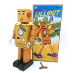 Ficha técnica e caractérísticas do produto Folha de flandres Nostalgic Clockwork Cadeia Toy Fotografia Props Robot MS393
